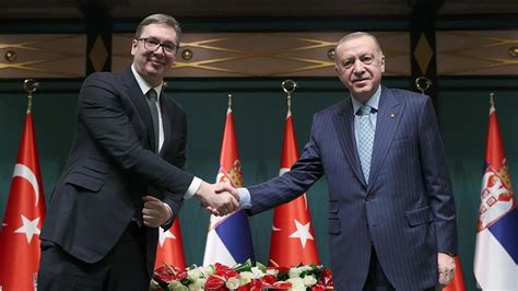 Başkan Erdoğan Vucic ile görüştü
